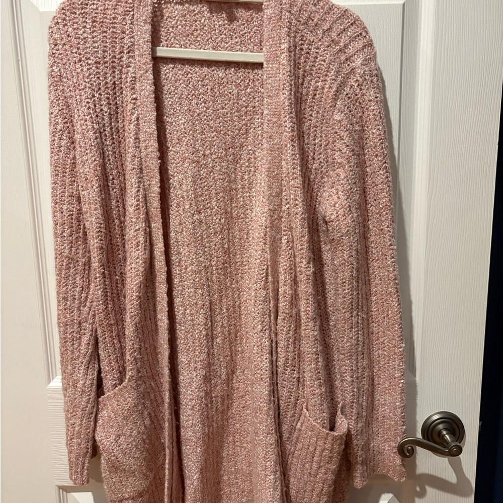 BB Dakota Soft Pink Cardigan Sweater